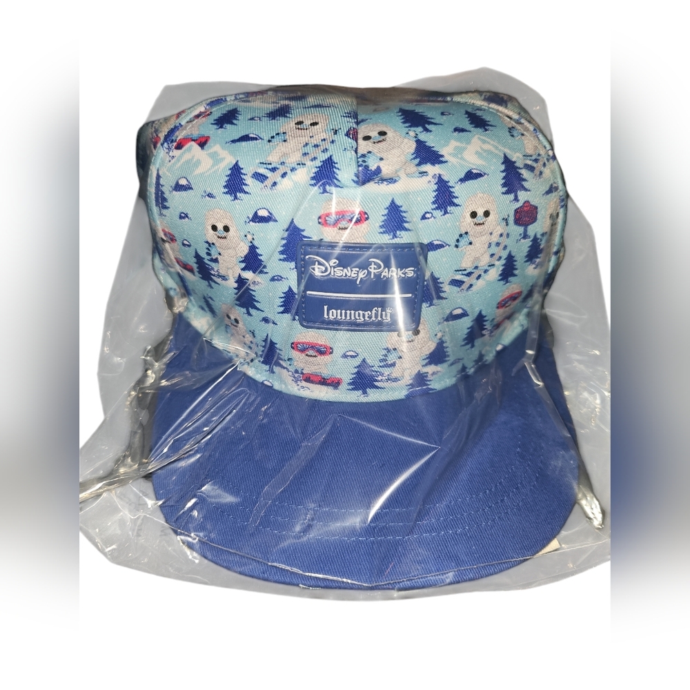 Disney Loungefly Animal Kingdom Yeti Everest Baseball Cap Hat Blue - BRA… - Picture 2 of 5
